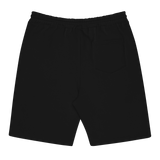 Fleece Shorts, lacrosse fleece shorts from Lax Rat Supply Co. in black, back view
