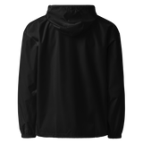 Lax Rat Packable Jacket, lacrosse packable jacket from Lax Rat Supply Co. in black, back view