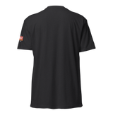 Lax Sister Athletic Dept. Black Tee, lacrosse t-shirt from Lax Rat Supply Co. in black, back view