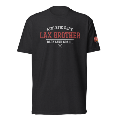 Lax Brother Athletic Dept. Black Tee