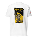 Wall Ball Club Tee, lacrosse t-shirt from Lax Rat Supply Co. in white, front view