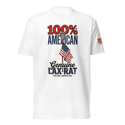 100% American Genuine Lax Rat Tee